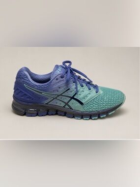 Asics Women's Gel Quantum 180 2 - Teal and Lavender Size 7